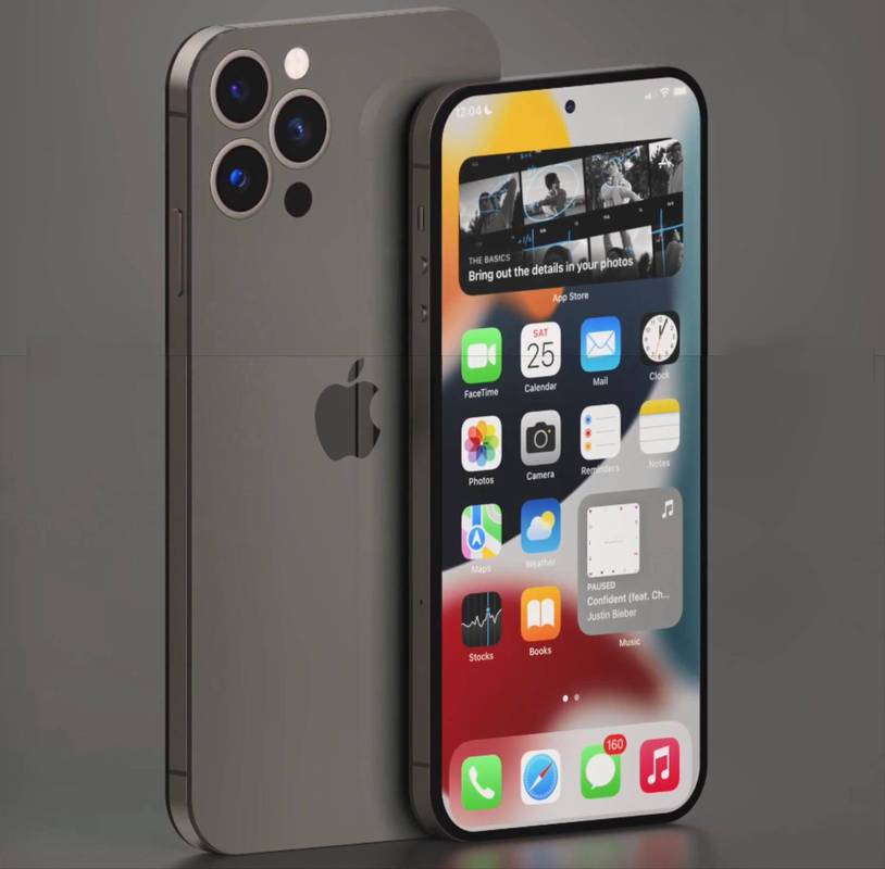 iphone 14 pro曝光,小挖孔 48mp主摄 全系高刷,果粉该