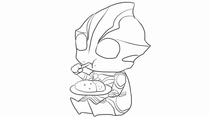 简笔画教学视频大全 梦比优斯奥特曼