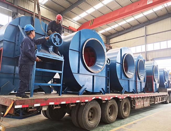 粮食烘干设备配套风机发货啦!(大境风机)