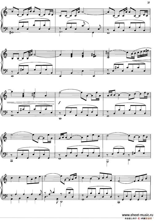 love story钢琴谱_器乐乐谱_中国曲谱网