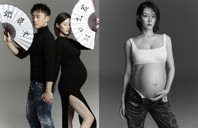 郑恺晒苗苗孕肚和女儿脚丫照,首谈当爸感受,称女儿有强大干爹团