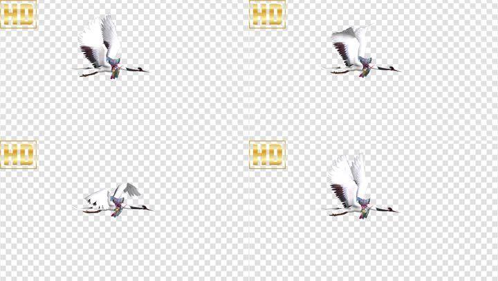 仙鹤 丹顶鹤 飞鹤 飞翔 透明通道 白鹤 飞鸟 水墨 鹤 水墨仙鹤 中国风