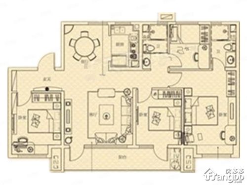 碧桂园翡翠台户型图