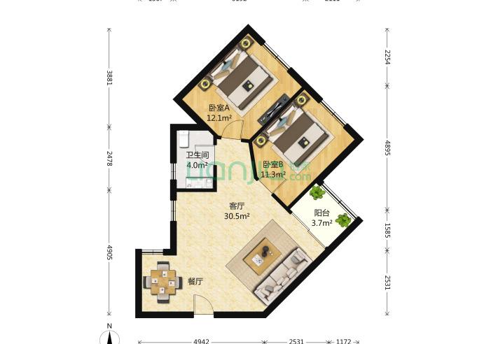 深圳小区 宝安区小区 新安小区 天源大厦小区 天源大厦户型大全 天源