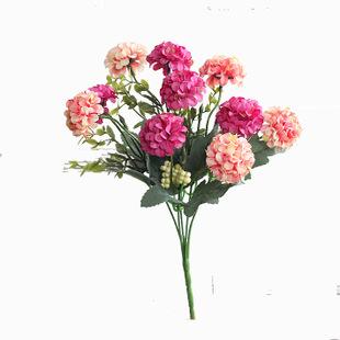 室内摆件新款水彩龙凤球装饰花绢花假花仿真花家居客厅摆设欧式批