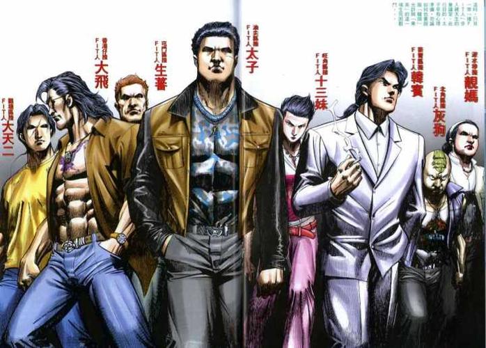 有看过香港牛佬的古惑仔漫画吗知道这古惑仔漫画其中各种人物错综复杂