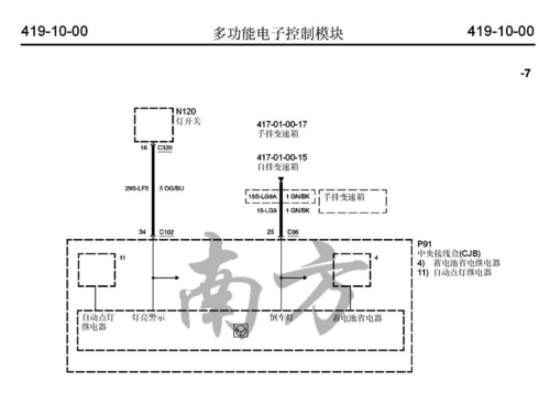 福特福克斯全车线路图