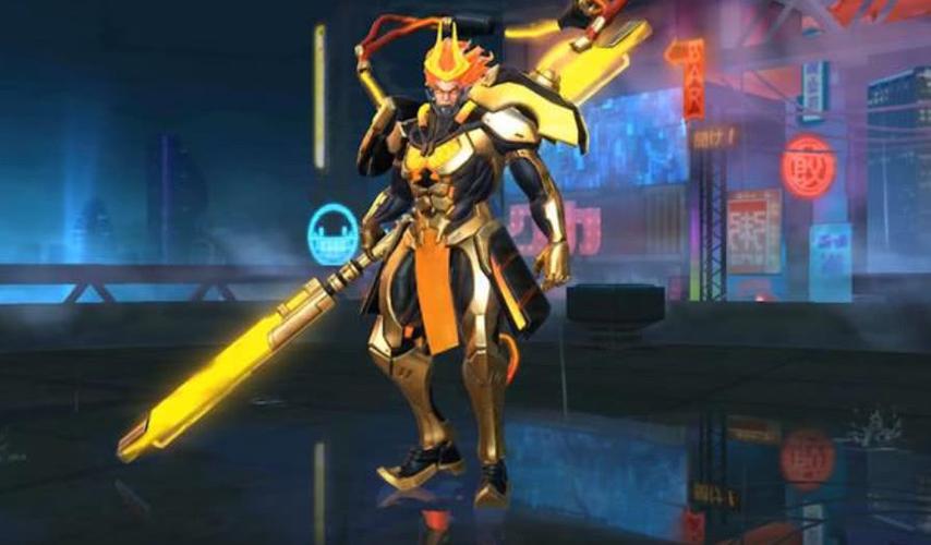 孙悟空再爆新皮肤,金色机甲风正式官宣,技能特效帅翻天!