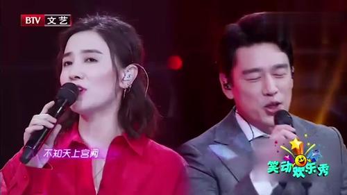 宋佳,王耀庆精彩演唱《花好月圆夜》,嗓音动人,唱出别样韵味