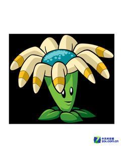 植物大战僵尸之回旋镖射手的简笔画