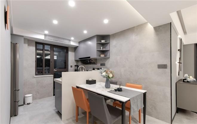 马连道6号院现代简约风格餐厅装修效果图