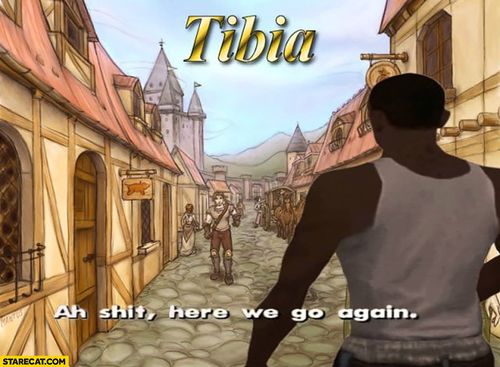 tibia login screen ah shit here we go again gta grand theft auto