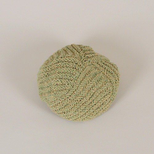 地球树fair trade-"2015 手编帽子系列"- 香蕉叶纤维贝雷帽(浅绿色)