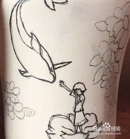 大鱼海棠水粉画教程