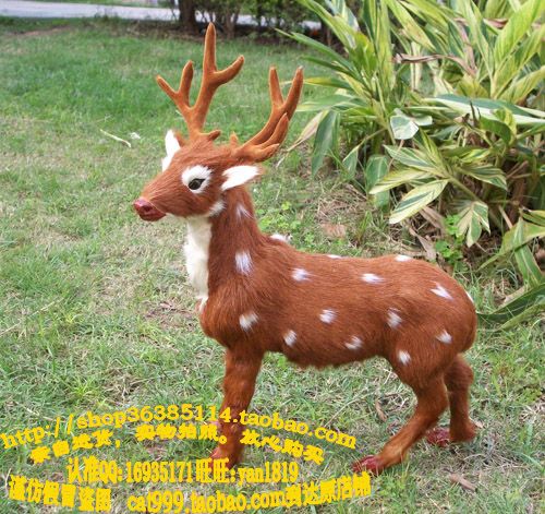 圣诞装饰品工艺摆设摆件家居装饰品仿真梅花鹿母亲节礼物圣诞小鹿