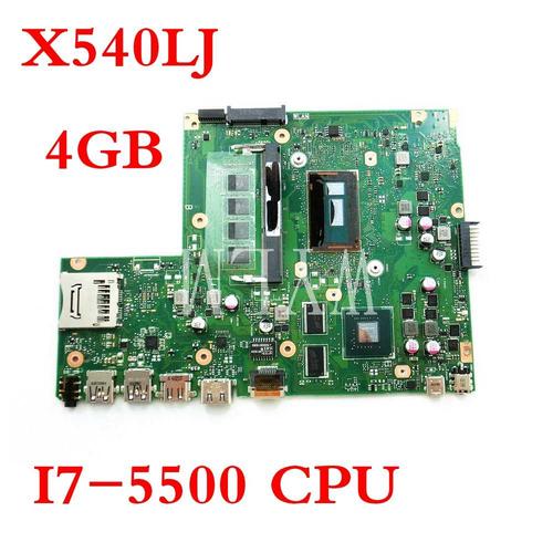 x540lj with i7-5500 cpu with 4gb memory mainboard for asus x540