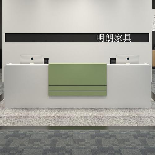 广州前台接待台简约现代办公室迎宾台公司服务台咨询台收银柜吧台