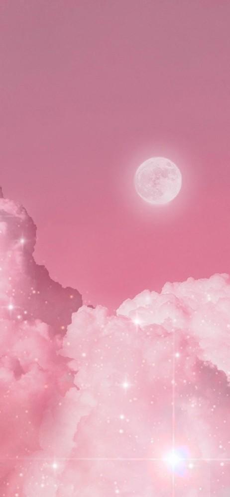 壁纸第三弹 ‖ 粉色系全面屏壁纸,今天是甜甜的水蜜桃鸭~甜甜的壁纸