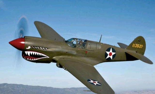 逢游说历史,美国陆航p40战鹰战斗机的故事