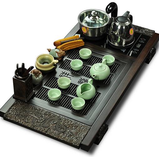 如何摆放茶具的图片