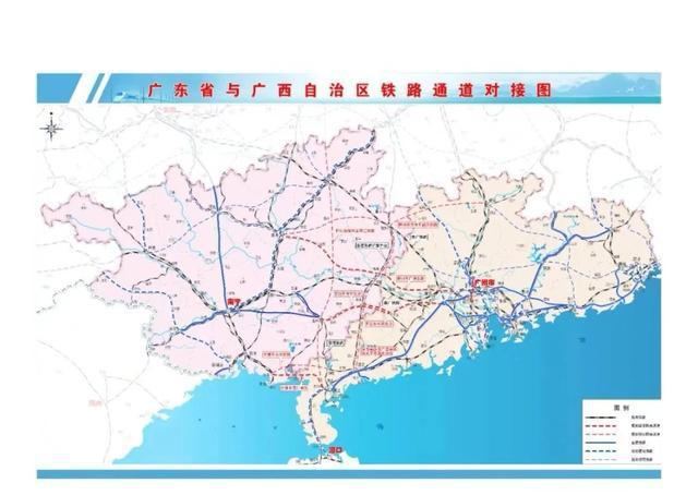 线路的走向是,从广东进入广西境内后,途经岑溪,连接南玉高铁.