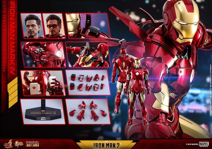 【预订优惠价咨询】hottoys《钢铁侠2》合金mk4,拆甲台