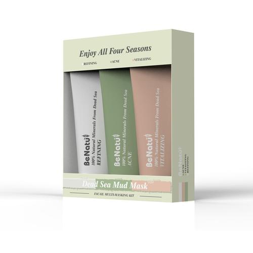 brightening vitalizing hydrating dead sea mud facial mask set