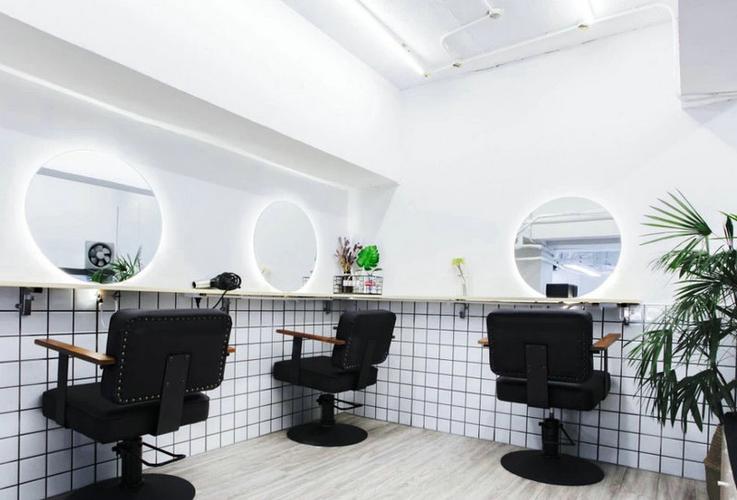 20平办公室公寓改私人理发店工作室装修效果图