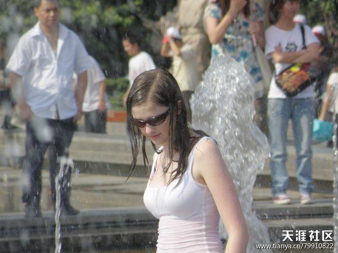 白俄罗斯小美女,真的很白哦_贴图专区_天涯论坛