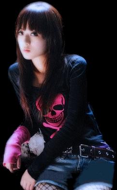 黑色背景美女 - 如梦 - 如梦的博客家园欢迎您