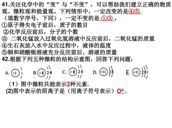 (2)图中表示的阴离子是(用离子符号表示)o2-.