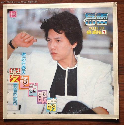 岳雷金唱片一《变色的眼睛》东尼机构黑胶