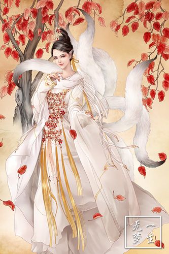 正品5d魔方钻石画狐仙娘娘客厅十字绣古风人物九尾狐美人满钻圆钻