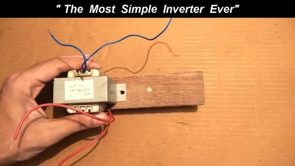 最简单的12v至220v ac逆变器,dc-ac转换器diy