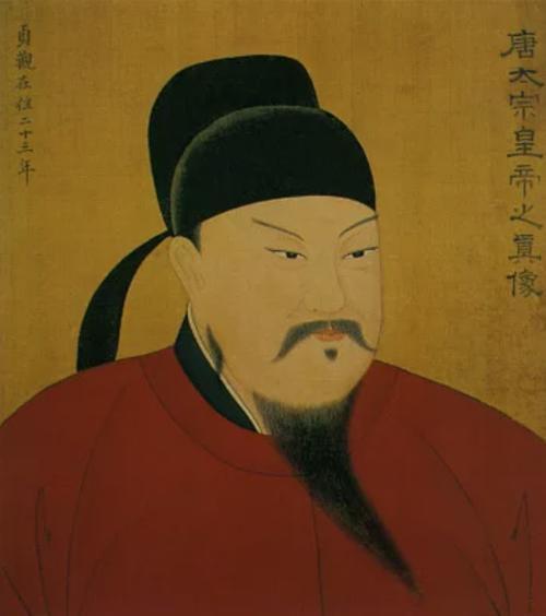唐太宗李世民画像.