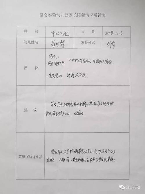 家长陪餐日,让幼儿园的膳食管理看得见