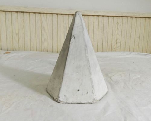 单体石膏一一三角锥体素描步骤