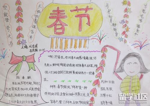 春节手抄报内容文字简单