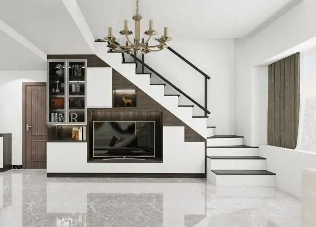 谁说楼梯下只能堆杂物这样设计好用到哭