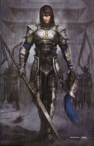 真三国无双7求一张文鸯拿着武器的清晰图!