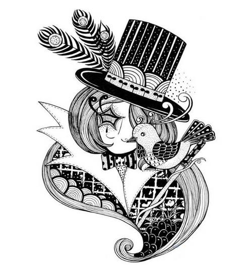 手绘t恤图案设计-图案设计设计