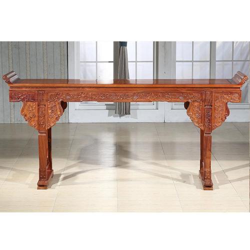 迈菲诗实木红木刺猬紫檀花梨木供桌鸡翅贡桌神台家用条案佛台供台新