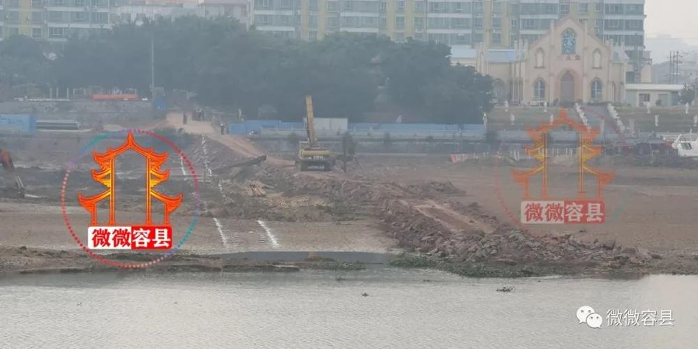 容县绣江河床开挖,群众纷纷问:站前大桥开工了?