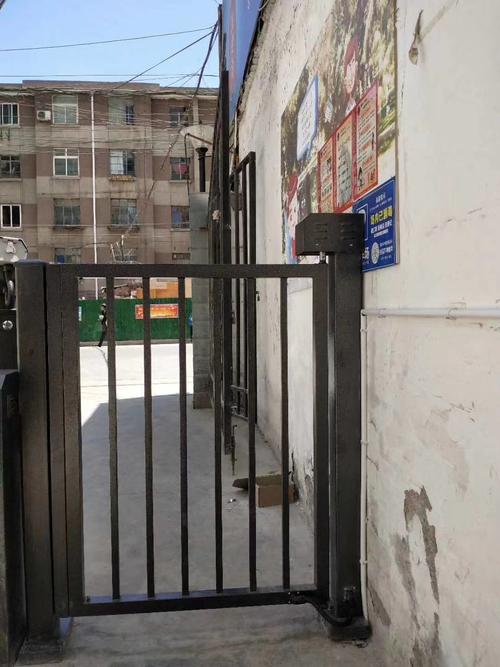 小区智能门栅栏平移门 刷卡刷脸自动门 电动平移门厂家