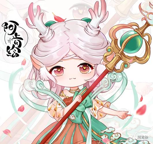 瑶遇见神鹿推荐画师阿肯绘