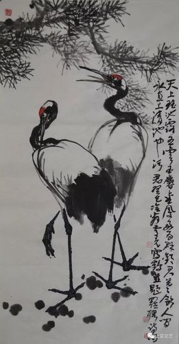 微信~技法自成体系 写鹤内在之美——著名画家赵庆元画鹤(二)