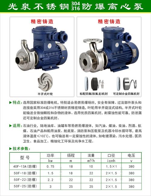 光泉防爆水泵 抽汽油甲醇导柴油大流量220v380v自吸小型电动卸油耐