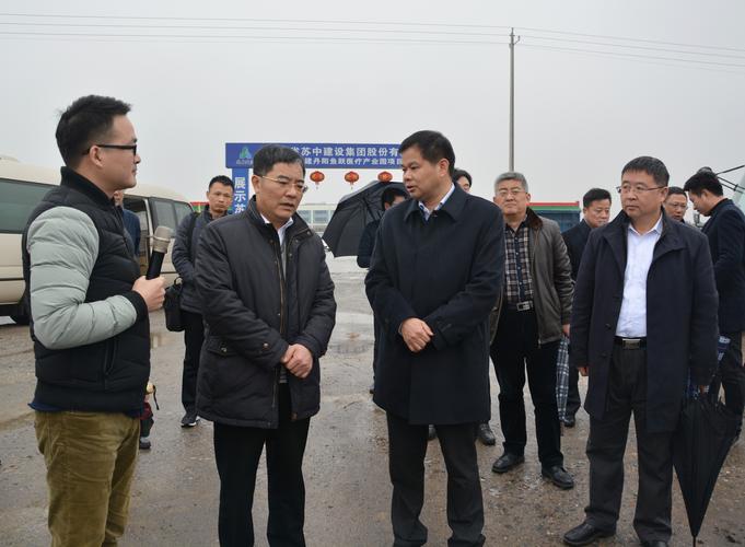 镇江市委副书记,代市长张叶飞来我区走访调研