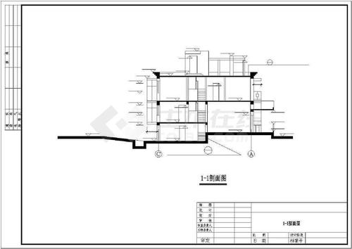 连排别墅建筑施工图(共14张)