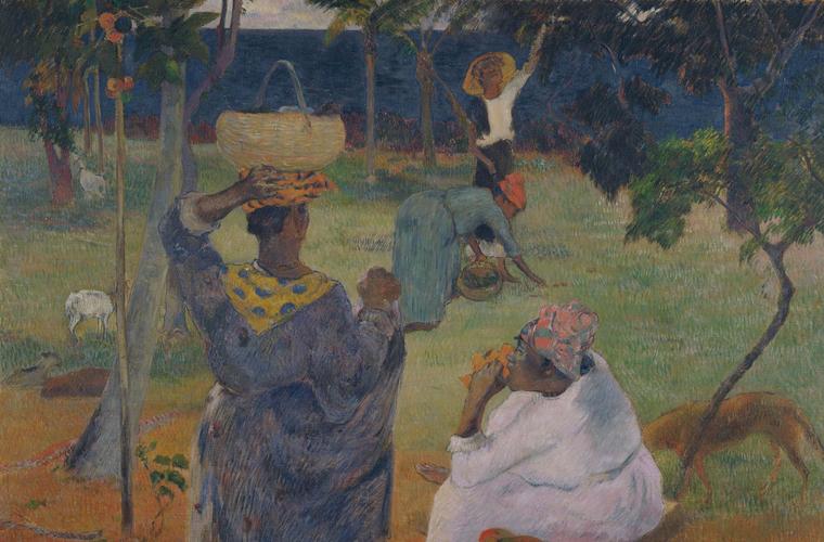 保罗高更paulgauguin油画作品马提尼克的芒果themangotreesmartinique